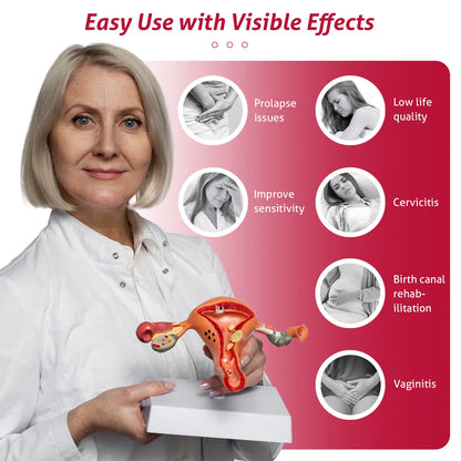 Vaginal Vibrator Wireless Vaginal Massager Red Light Therapy Device for Vaginitis Female Sex Wand Vaginal Tightening Device SilhouElle