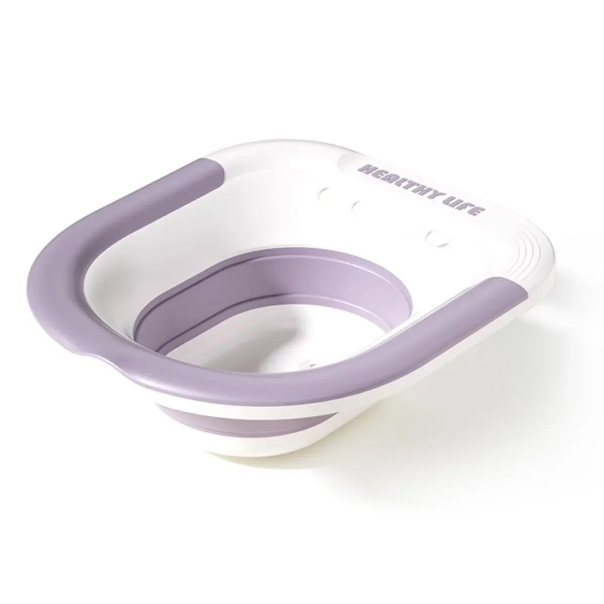 Folding Toilet Sitz Bath Athtubs Flusher with Suction Cup Durable Basin Pregnant Postpartum Women Private Hemorrhoids Flushing SilhouElle